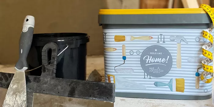 Plastförpackningar till bygg och färgindustrin